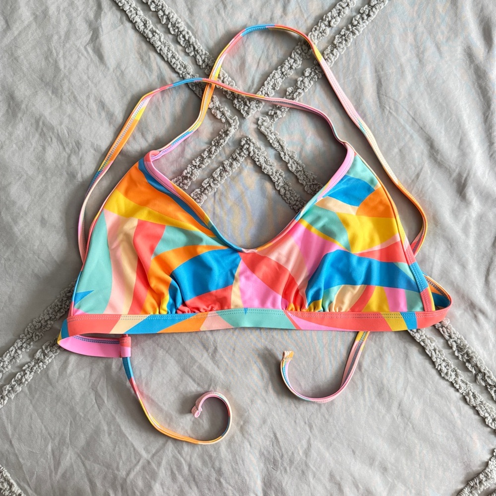Wild Fable Multicolor Kids Bikini Top